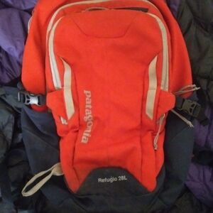Patagonia Red and Black Refugio 28L Backpack